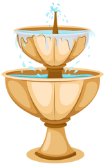 Garden Fountain Png Clipart - Fountain Clipart Png