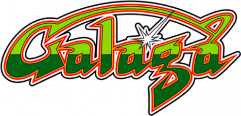 Download Clearlogo Ribbon - Galaga Png Logo Art Arcade