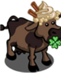 Irish Coffee Cow Farmville Wiki Fandom - Farmville Pink Cow Png