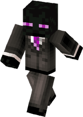 Enderman With Suit Skin - Niko Bellic Minecraft Skin Png