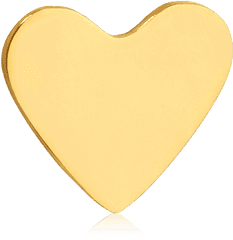 Small Heart - Small Transparent Gold Heart Transparent Png Heart