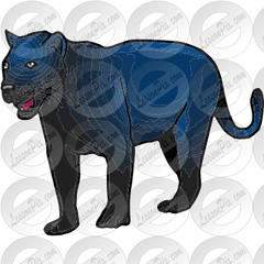 Panther Picture For Classroom Therapy - Illustration Png