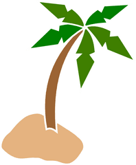 Coconut Tree Clip Art - Coconut Tree Vector Transparent Png