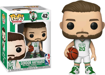 Nba Basketball - Gordon Hayward Boston Celtics Pop Vinyl Figure Gordon Hayward Funko Pop Png