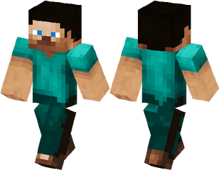 Steve Hd Skin Minecraft Hub - Bare Bones Steve Skin Png