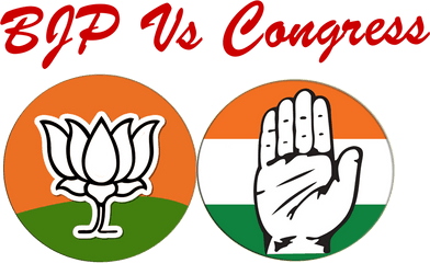 Bjp Vs Congress Png Photo - Bjp Vs Congress Logo Logo Of Congress Party