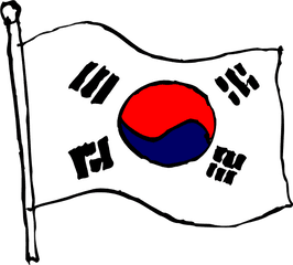 South Korean Flag Gif - South Korean Flag Clipart Png