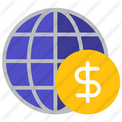 Online Payment - Free Business Icons Globe With Padlock Icon Png