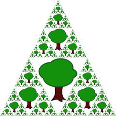 Technology Tree Png - Fractal Triangulo Arbol