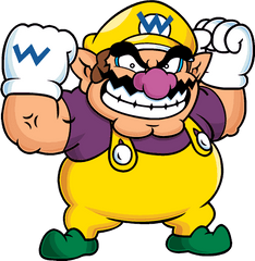 Wario Clipart Transparent Cartoon - Mario Red Overalls Png