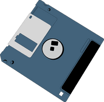 Blue Floppy Disk Free Photo - Free PNG