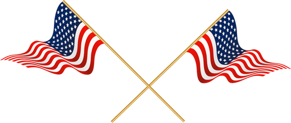 Usa Flag Clipart - Transparent Background Transparent American Flag Png