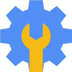 Setting Configure Repair Support Optimization Google - Blue Transparent Gear Icon Png