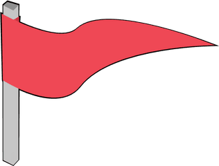 Flag Banner Clip Art - Red Flag Clip Art Gif Png