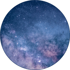 Galaxy Circle Transparent Sticker By Kaitlyn - 8k Star Wallpapers For Iphone Png