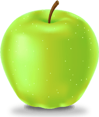 Clip Art Download Green Apple Icon - Green Apple Png Vector