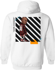 Mj X Off - Off White Hoodie Png