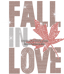 Download Fall In Love Red Maple Leaf - Graphic Design Png