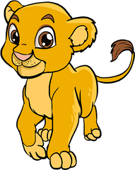 How To Draw A Baby Lion - Baby Lion Drawing Easy Png