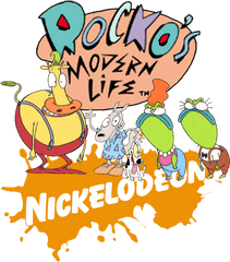 Animation - Rockos Modern Life Logo Png