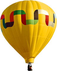 Balloon Clipart - Yellow Hot Air Balloon Png