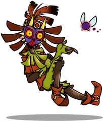 Skull Kid Doodle By Thepunkcat - Portable Network Graphics Png