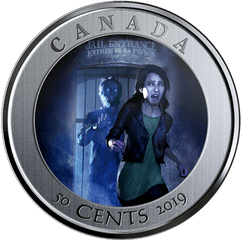 2019 12 - Spooky Canada Coin Png