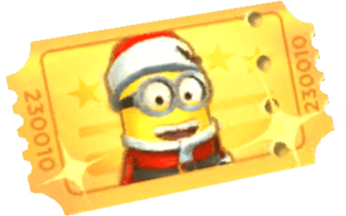 Download Hd Golden Ticket - Ticket Transparent Png Image Minion Ticket Png