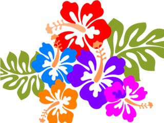 Dancing Clipart Luau - Hibiscus Clip Art Png