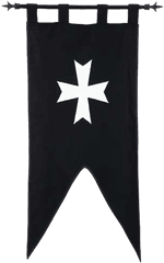 Pin - Knights Hospitaller Banner Png