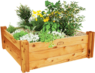 Heritage Timber Raised Garden Bed - Raised Timber Garden Bed Bunnings Png