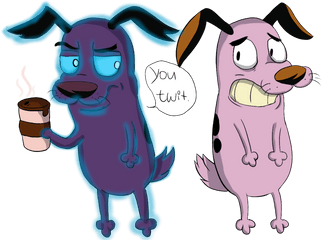 Download Hd Evil Dog Clipart - Courage The Cowardly Dog Courage The Cowardly Dog Fanfiction Png