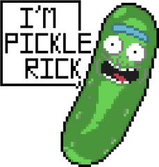 Pickle Rick Pixel Art Transparent Png - Patriarchal Cathedral Of Saints Constantine And Helena