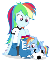 Rainbow Dash Equestria Girls Clipart - Free PNG