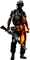 Battlefield Weapon Soldier Bad Vietnam Company - Free PNG
