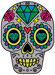 Get Ready For The Day Of Dead - Cartoon Skulls Day Of Day Of The Dead Cartoon Png