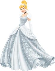 Cinderella Snow White Wedding Dress Disney Princess - Disney Princess In White Dress Png