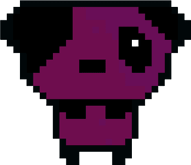 Emo Panda - Deadpool Face Pixel Art Png