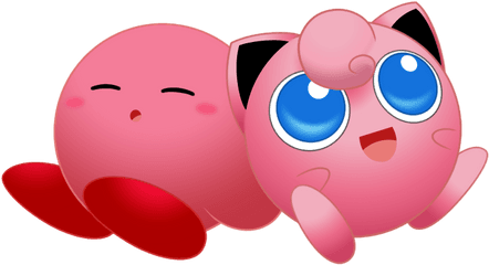 Copy Link - Kirby And Jigglypuff Png