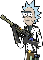 Mortys And Morty Sanchez Weapon Profession Virtual - Free PNG