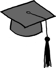 Library Of Free Clipart Transparent Stock Graduation Caps - Graduation Cap Clip Art Png