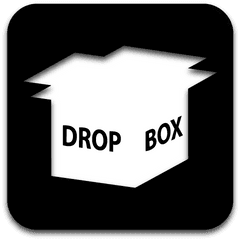 App Dropbox Icon - Black Icons Softiconscom For Graduation Png