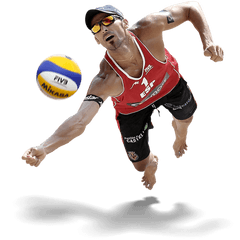 Volleyball Player Players - Playing Beach Volleyball Png