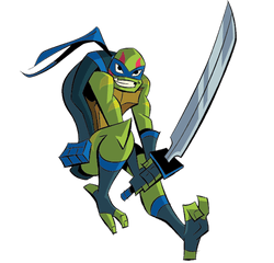 Teenage Mutant Ninja Turtles - Rise Of The Teenage Mutant Ninja Turtles Leonardo Png