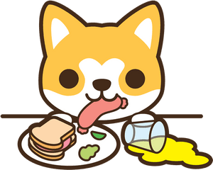 Download Dog Eating Food Off Table - Kawaii Dog And Cat Kawaii Chihuahua Png