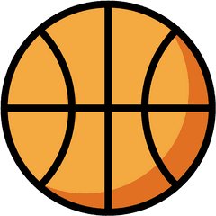 Basketball Emoji Clipart - Basketball Icon Aesthetic Png