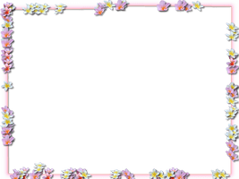 Frame Flowers Border PNG Image High Quality