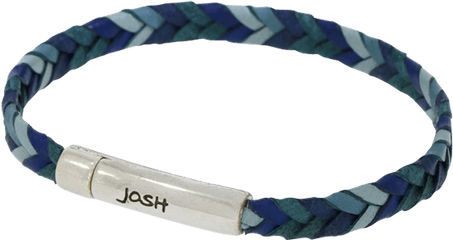 Bracelet Braided Kim Confetti Blue - Bracelet Png