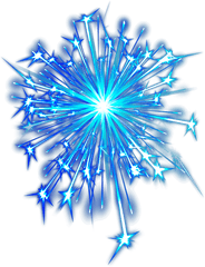 Fireworks Png - Blue Firework Png