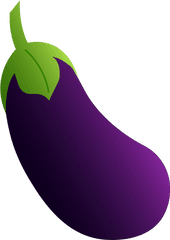 Eggplant Transparent Background - Eggplant Emoji Png